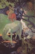 Paul Gauguin The White Horse (mk06) Spain oil painting reproduction